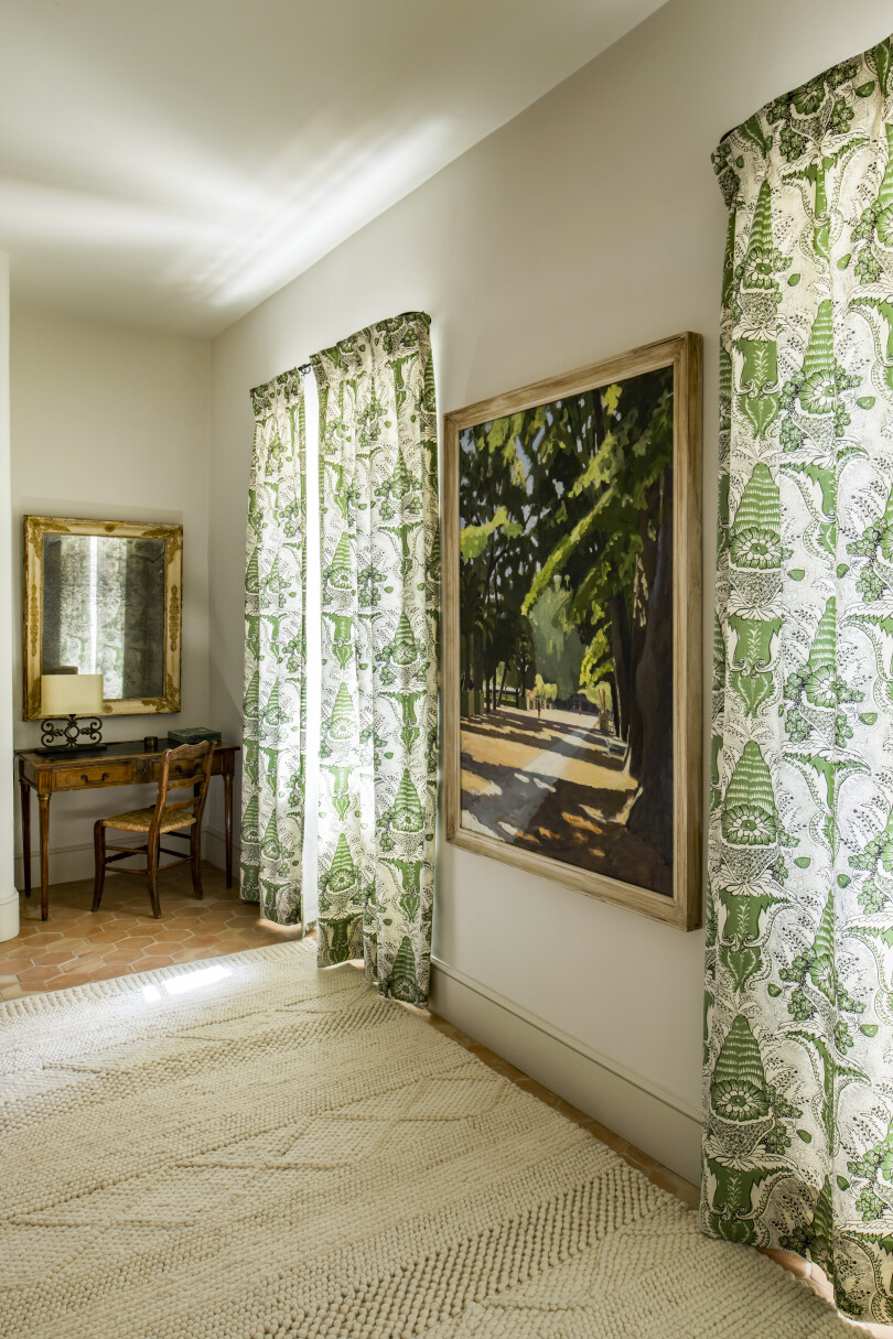 Chez Constance et Lawrence Slaughter au château de Mille à Apt.